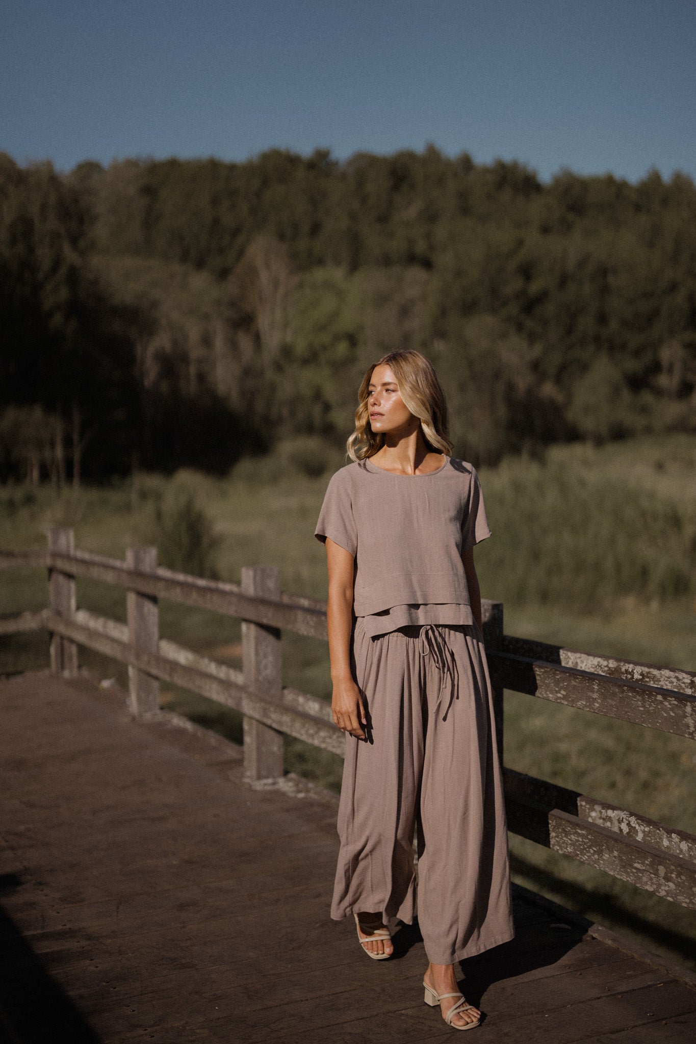 Linen Palazzo Pant