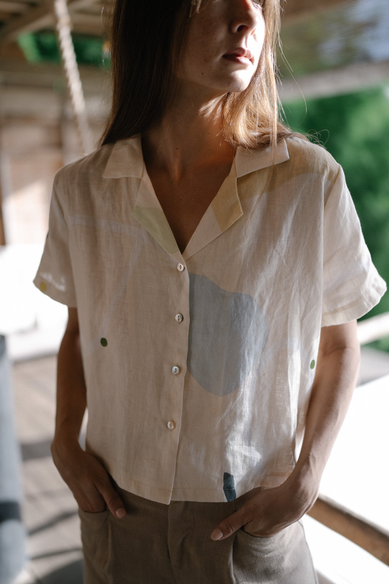 Boxy Linen Shirt