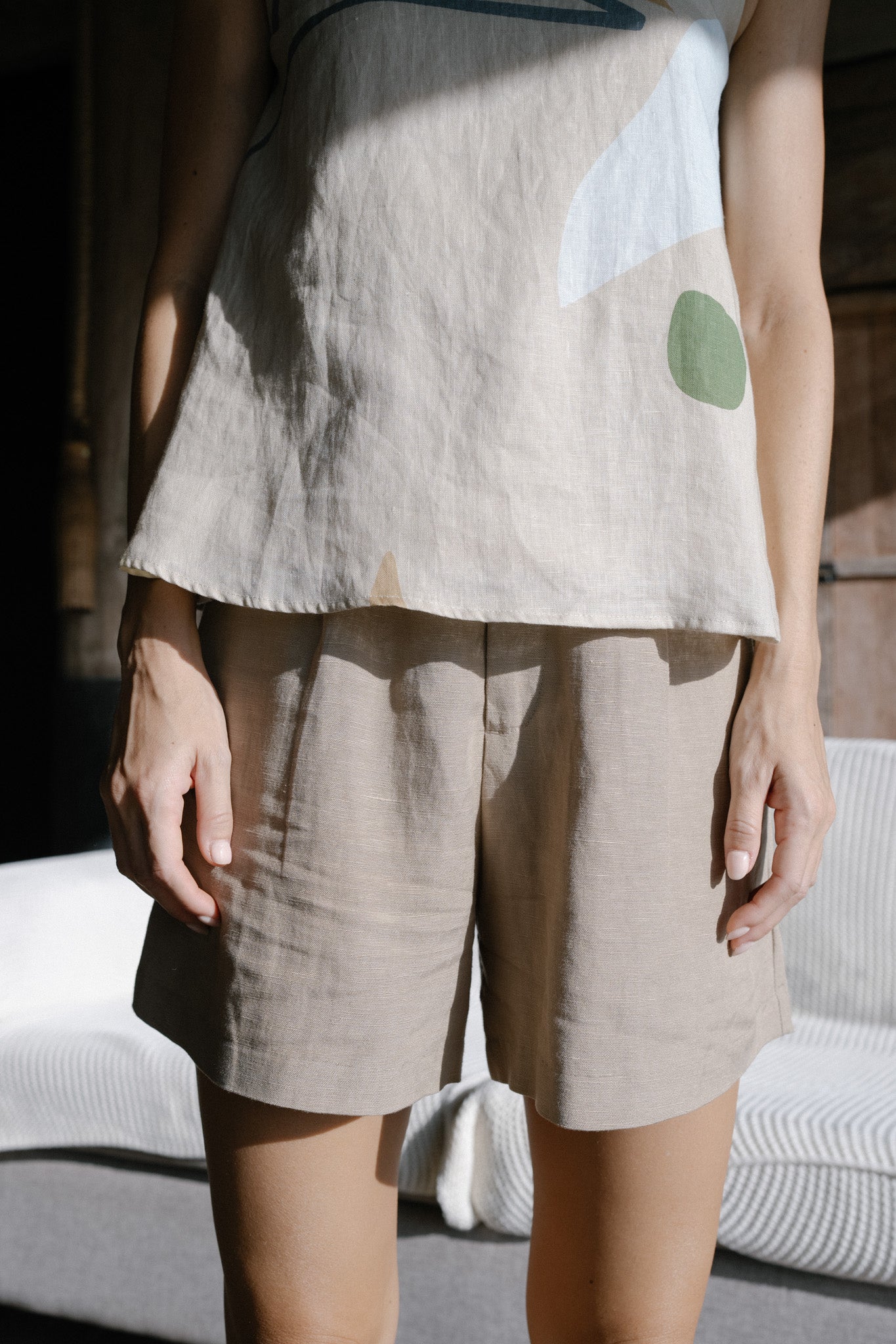 Soft Linen Shorts