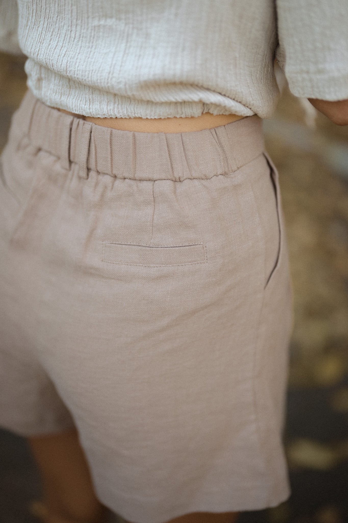 Pleated Wide Shorts