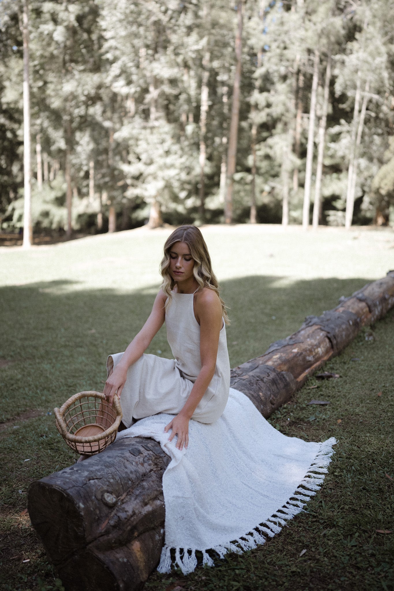 Cut In Linen Dress