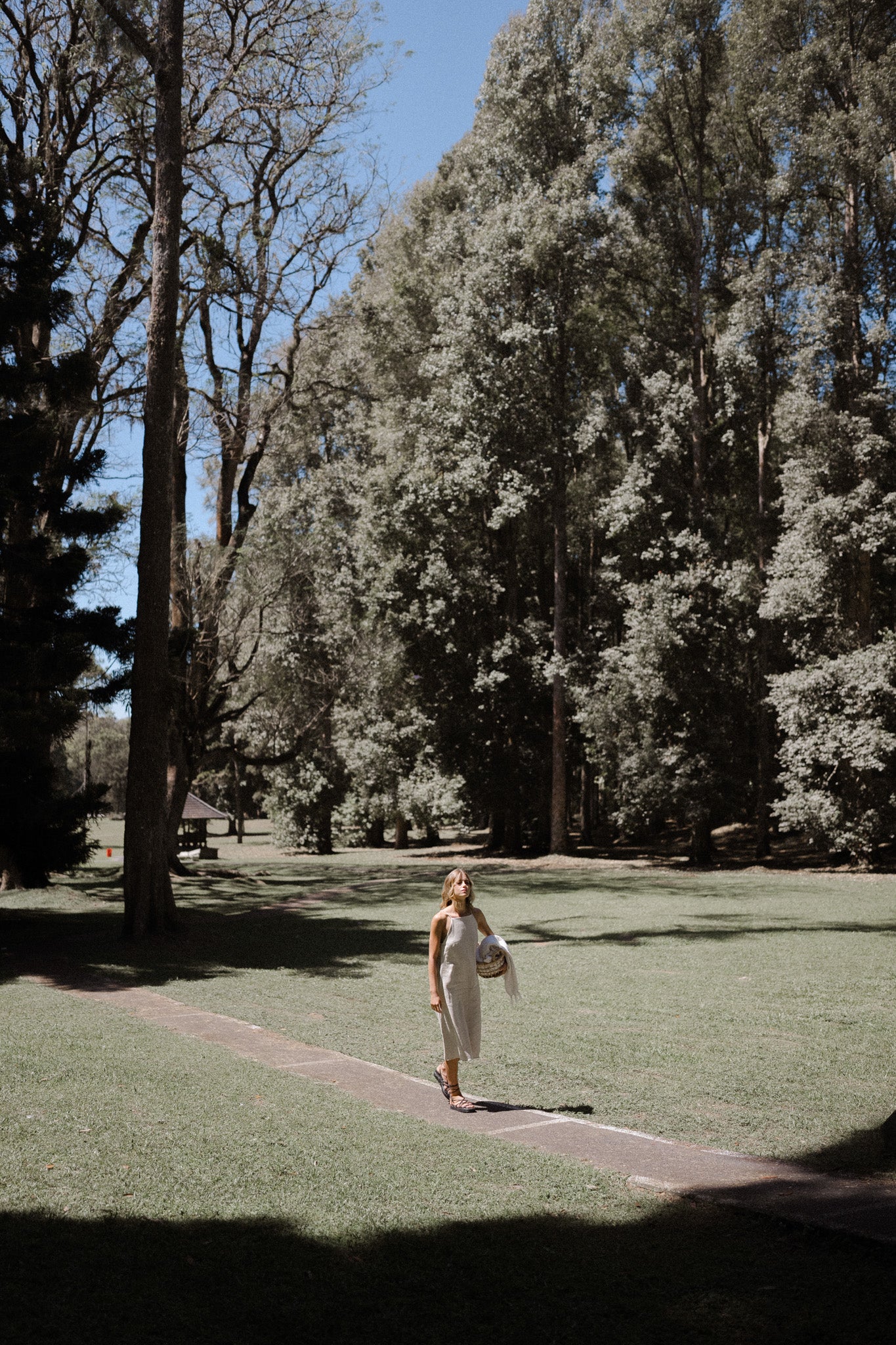 Cut In Linen Dress