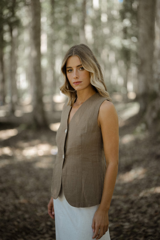 Vinna Linen Vest