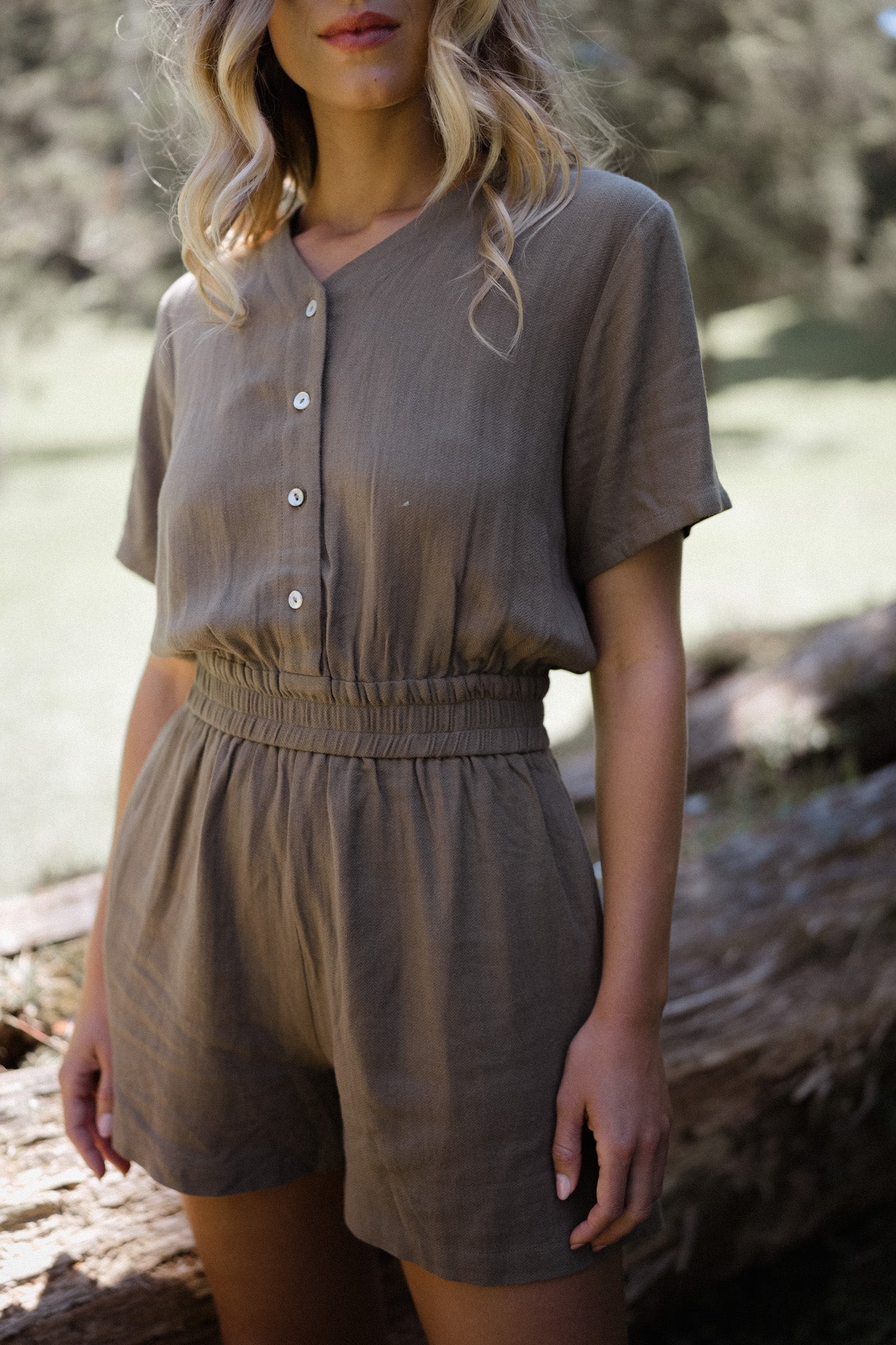 Tiera Linen Romper