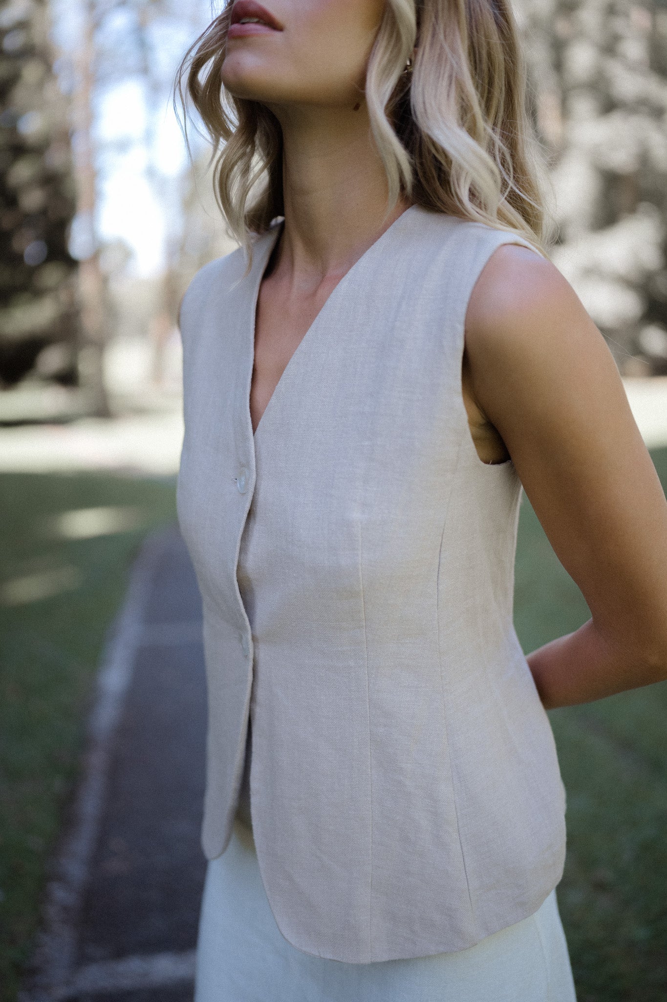 Vinna Linen Vest