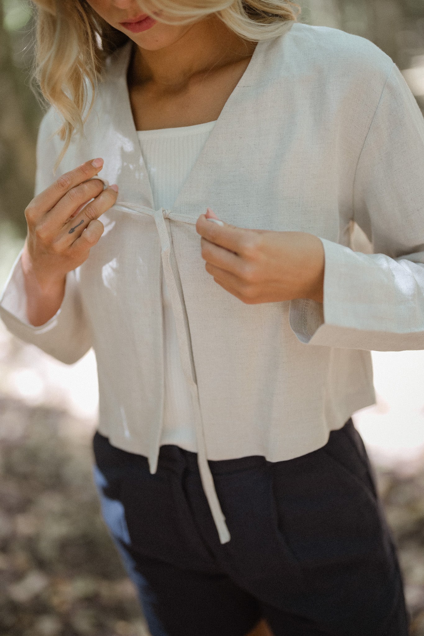 Eliana Linen Cardigan