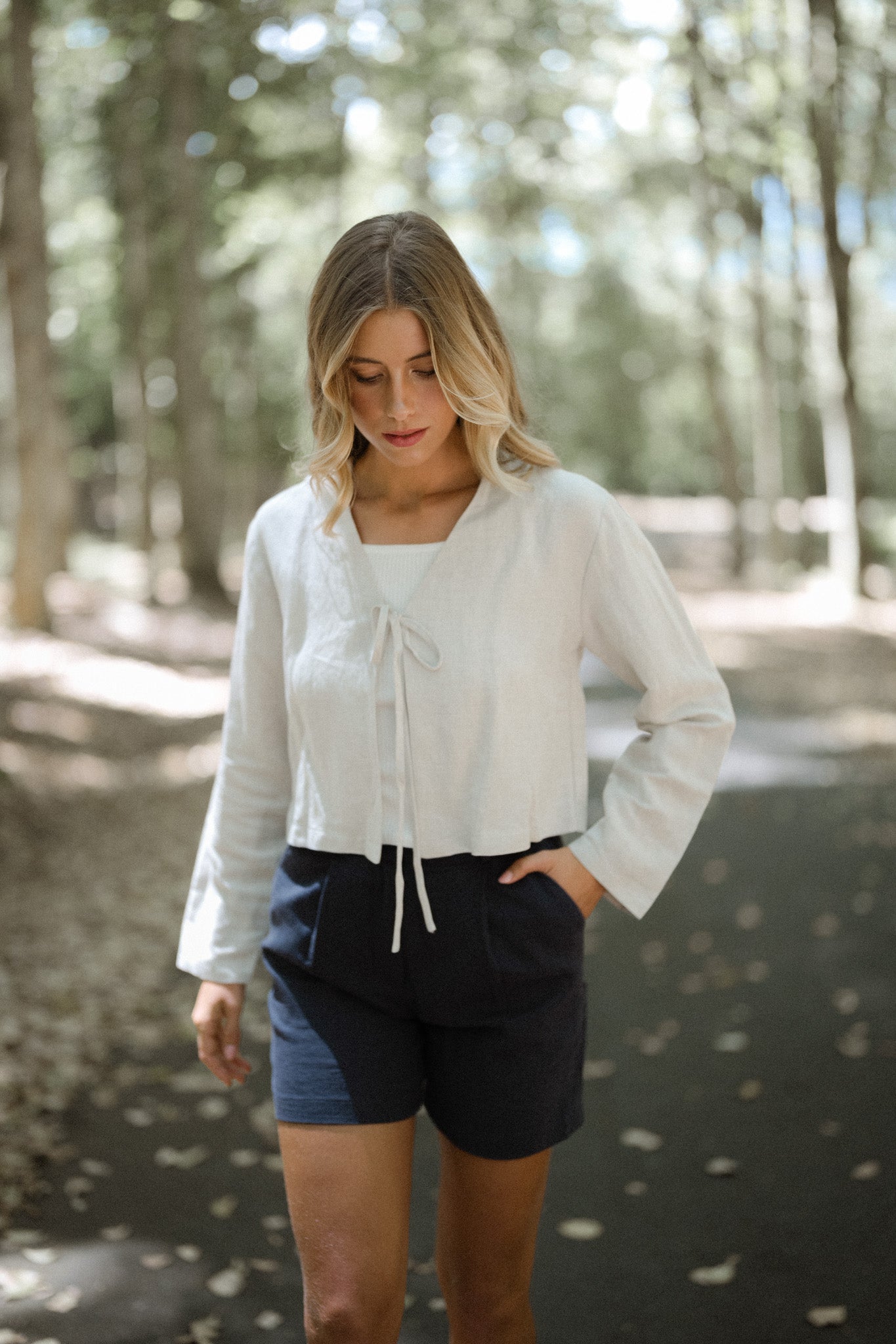 Eliana Linen Cardigan