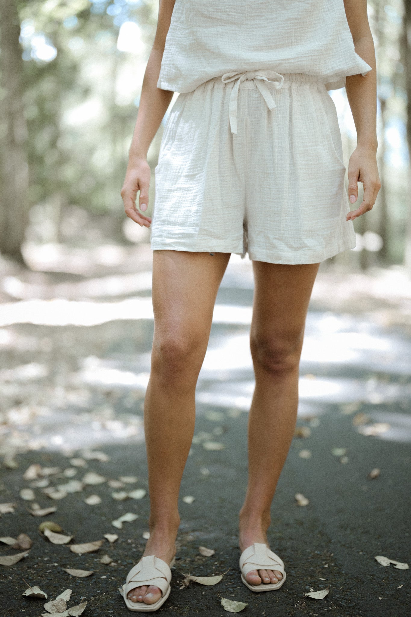 Gauze Cotton Shorts