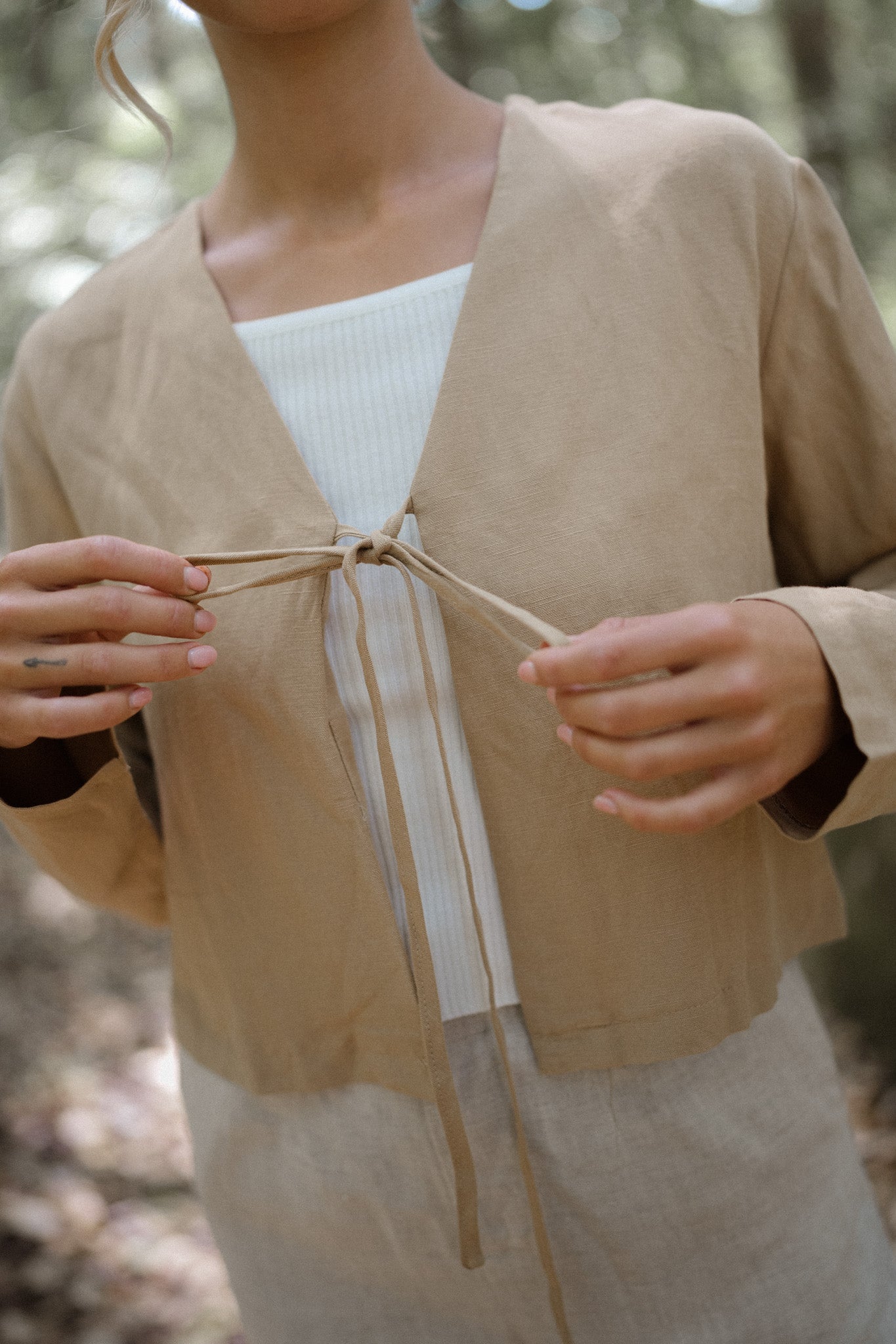 Eliana Linen Cardigan