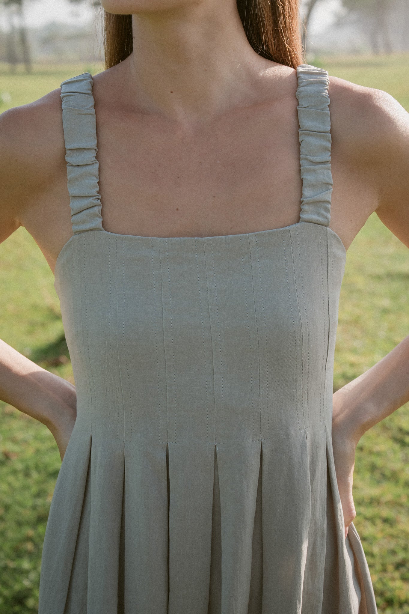 Meadow Pleated Dress