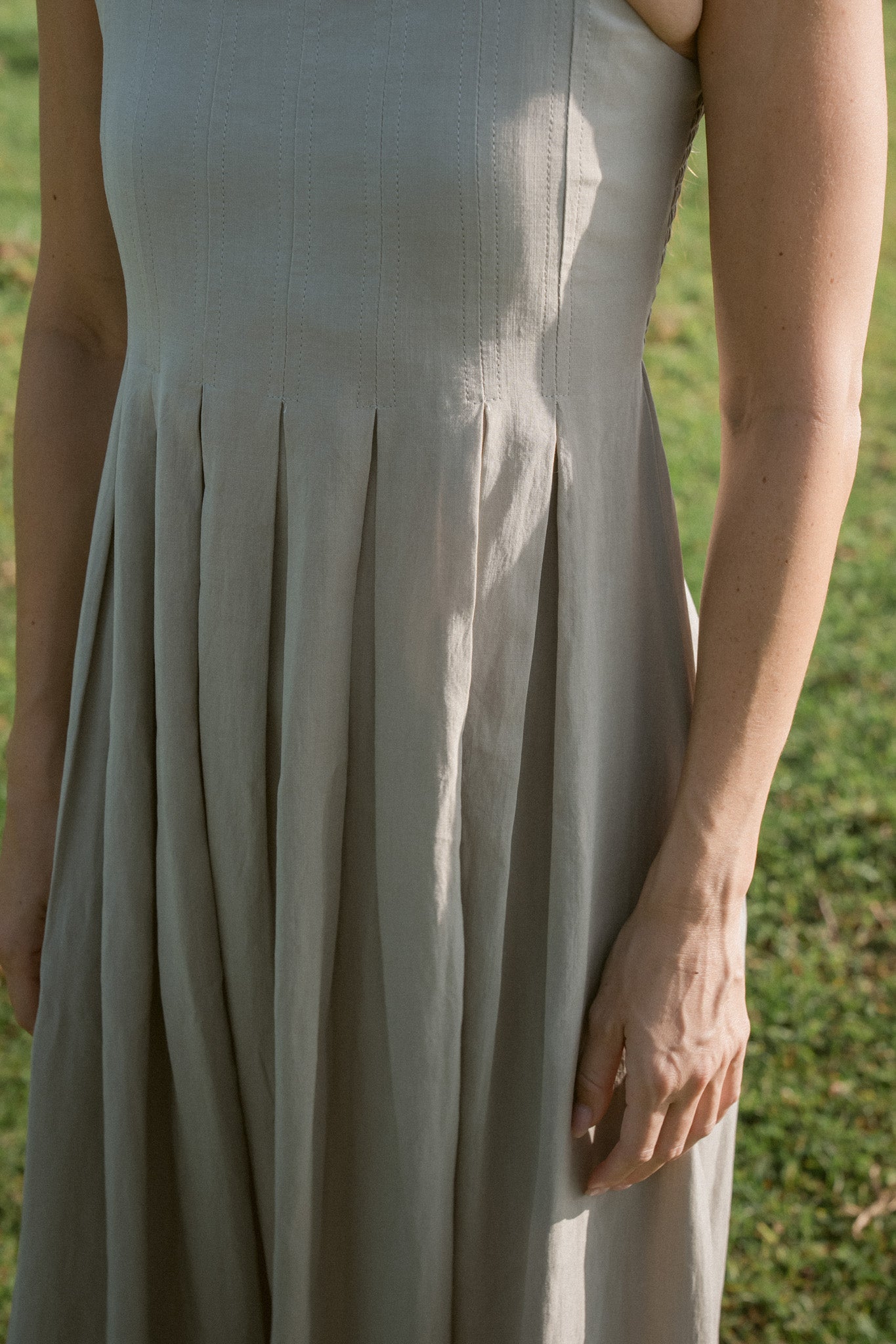 Meadow Pleated Dress