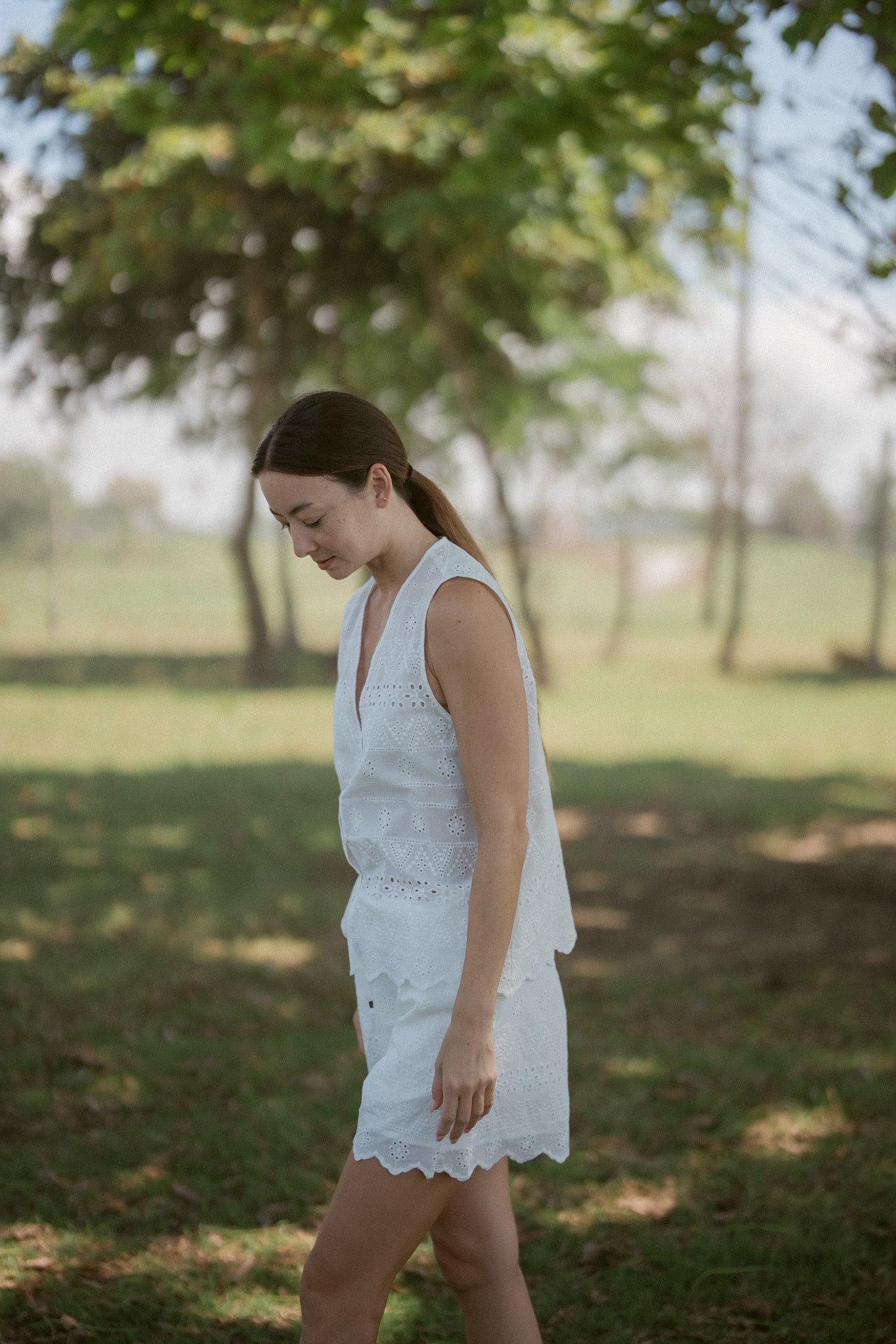 Embroidery Cotton Vest