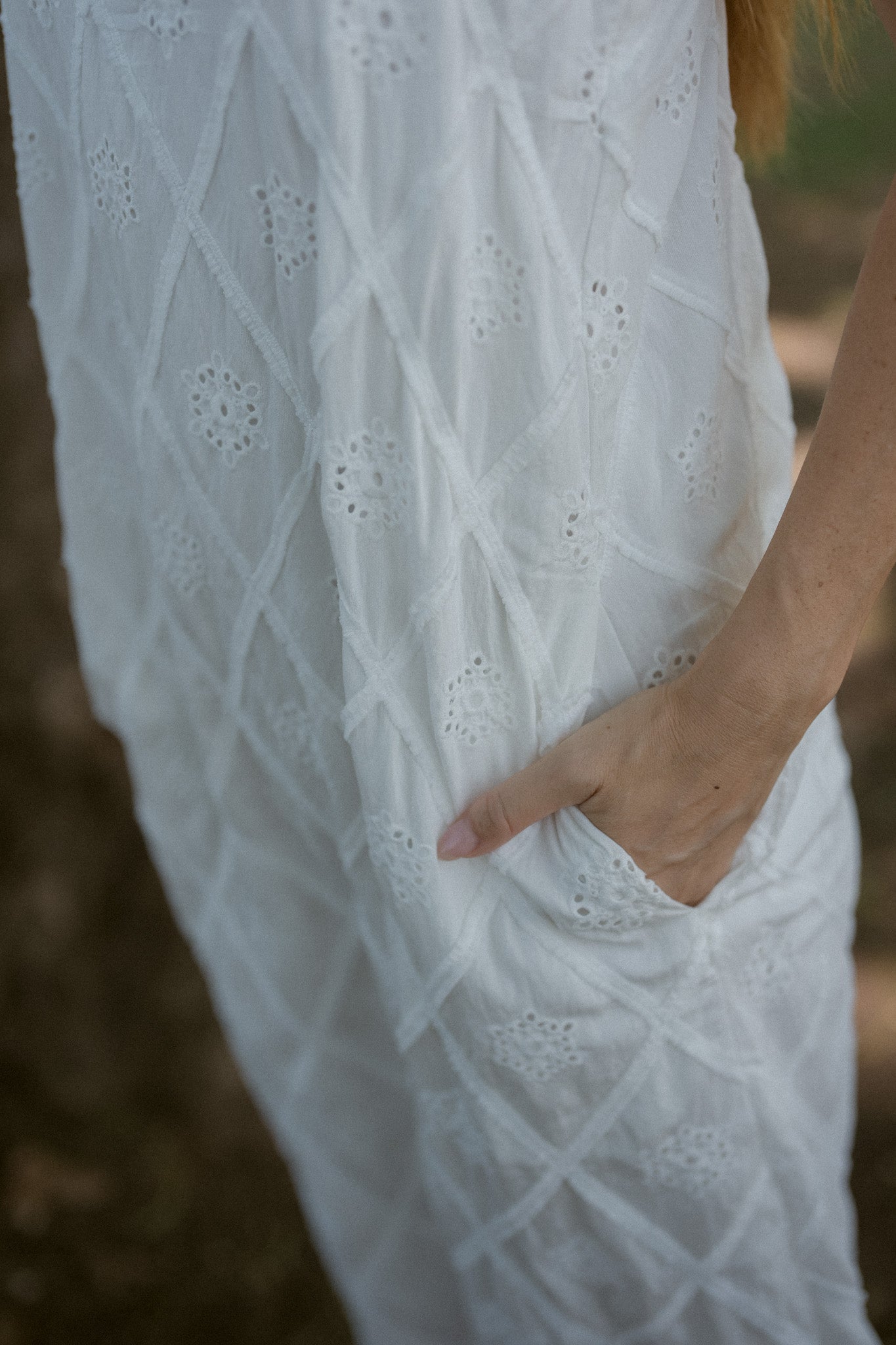 Umi Embroidery Cotton Dress