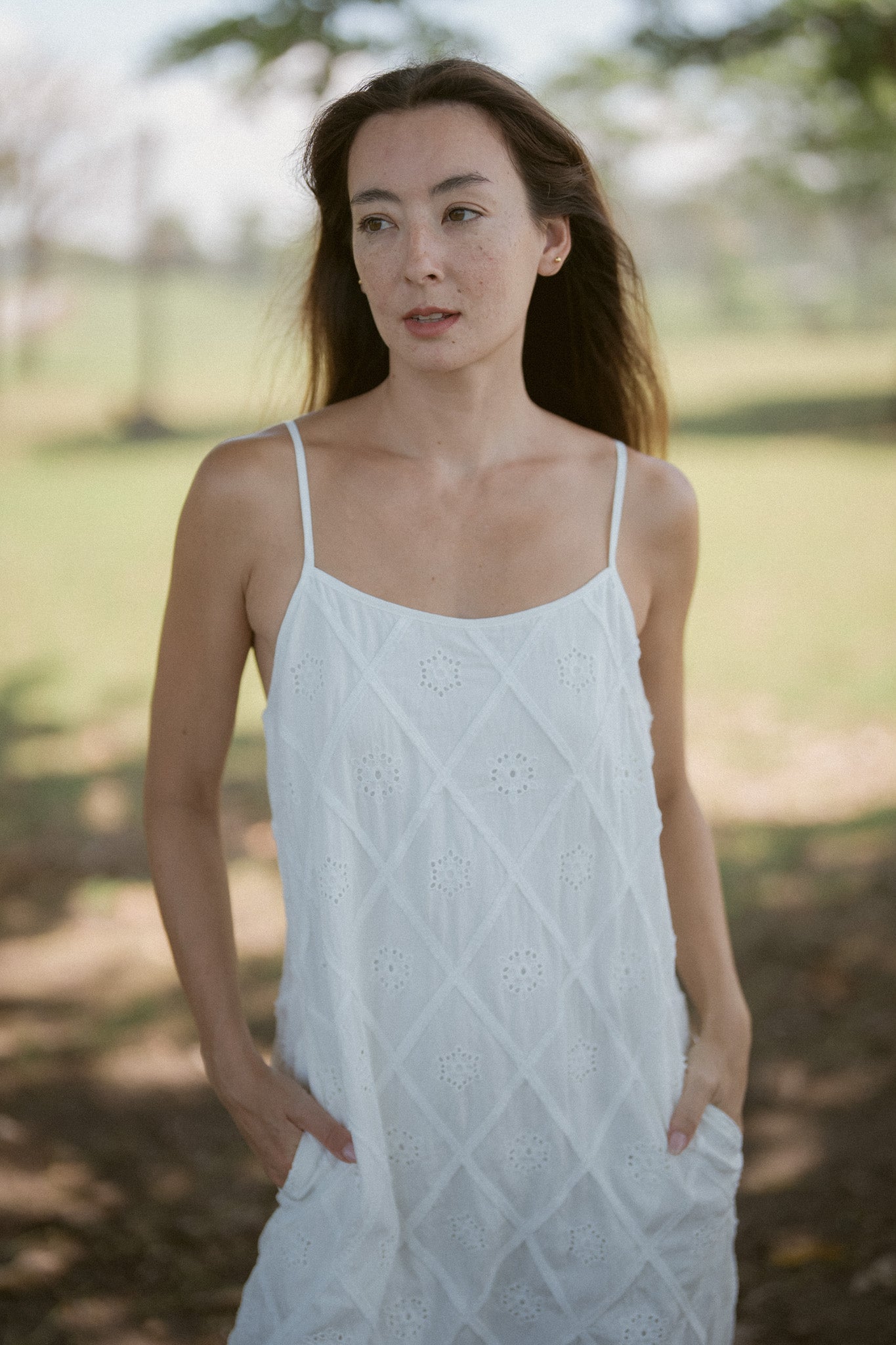 Umi Embroidery Cotton Dress