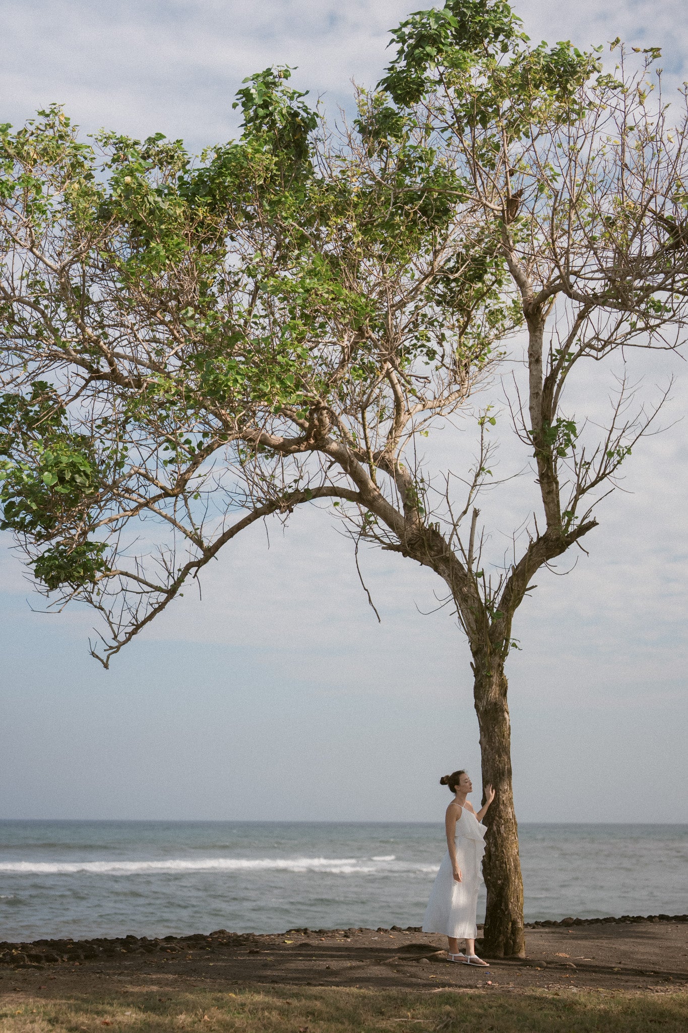 Shorefront Embroidery Cotton Dress