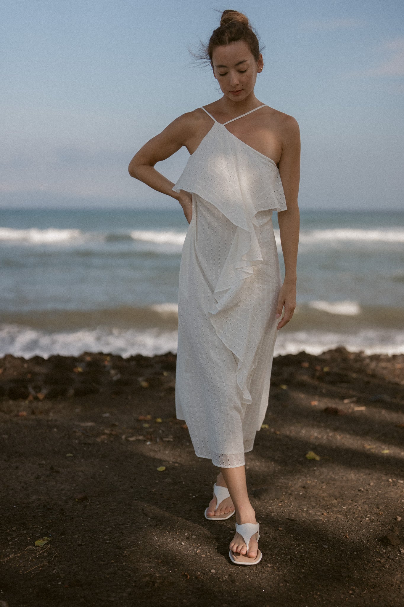 Shorefront Embroidery Cotton Dress