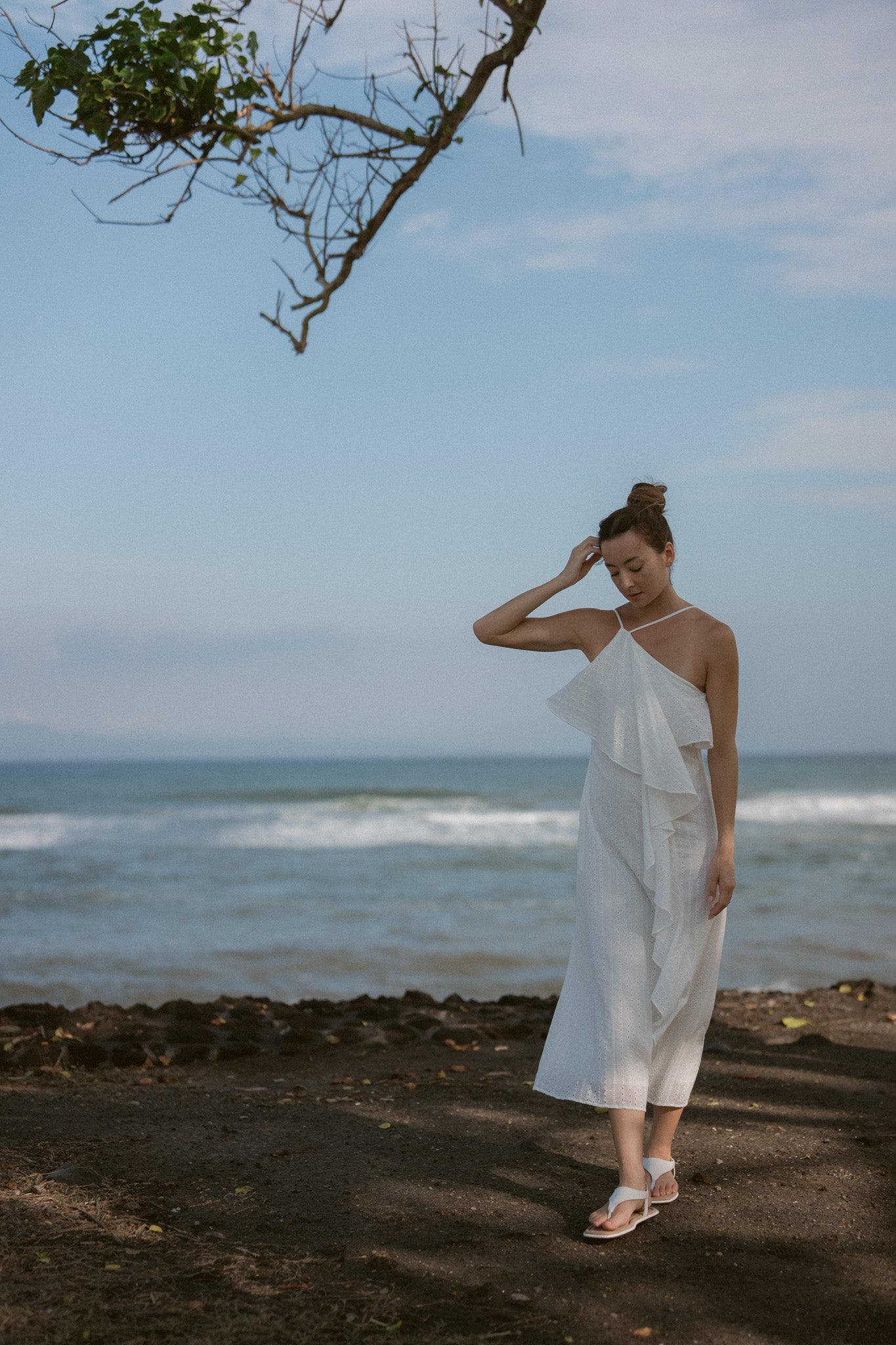 Shorefront Embroidery Cotton Dress