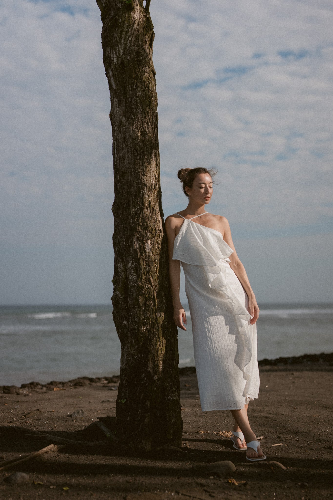 Shorefront Embroidery Cotton Dress