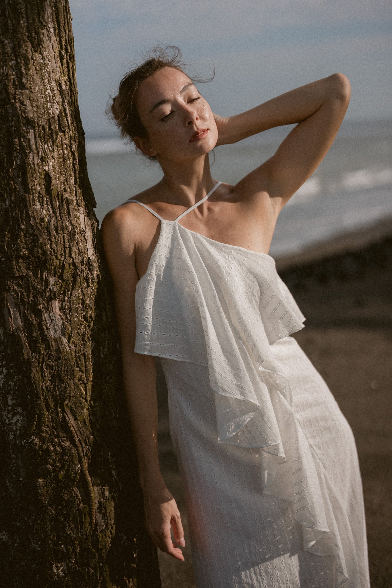 Shorefront Embroidery Cotton Dress