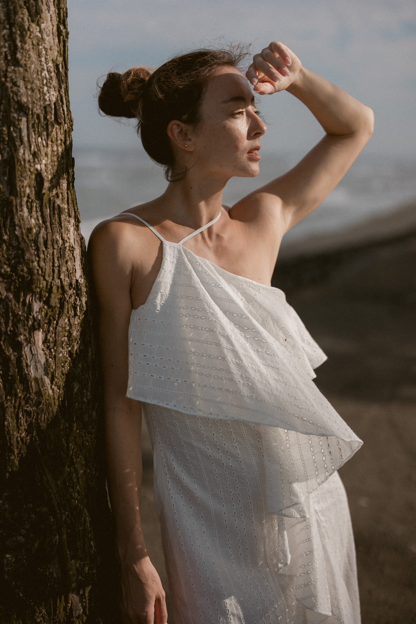 Shorefront Embroidery Cotton Dress