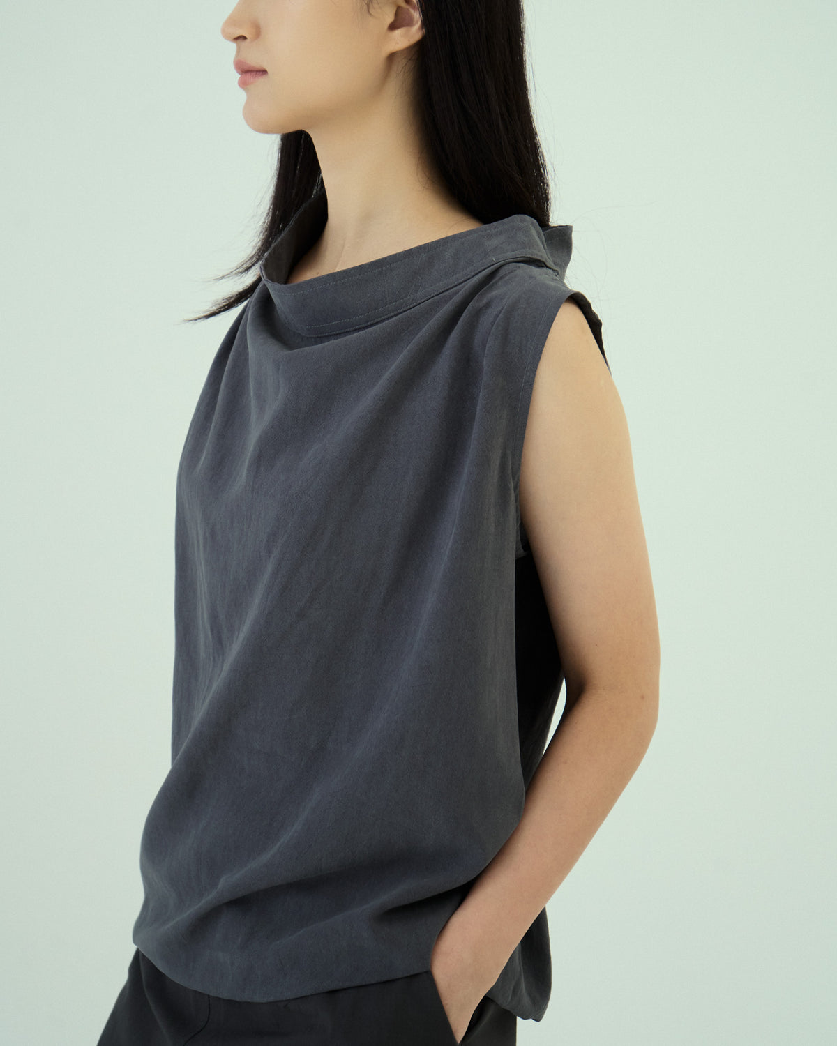 Drape Neck Top