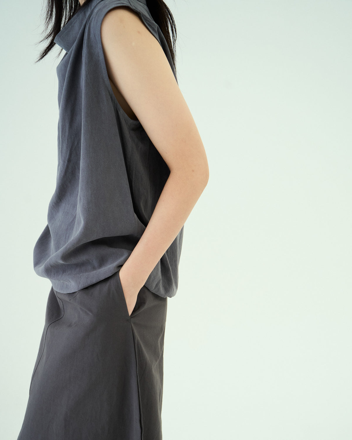 Drape Neck Top