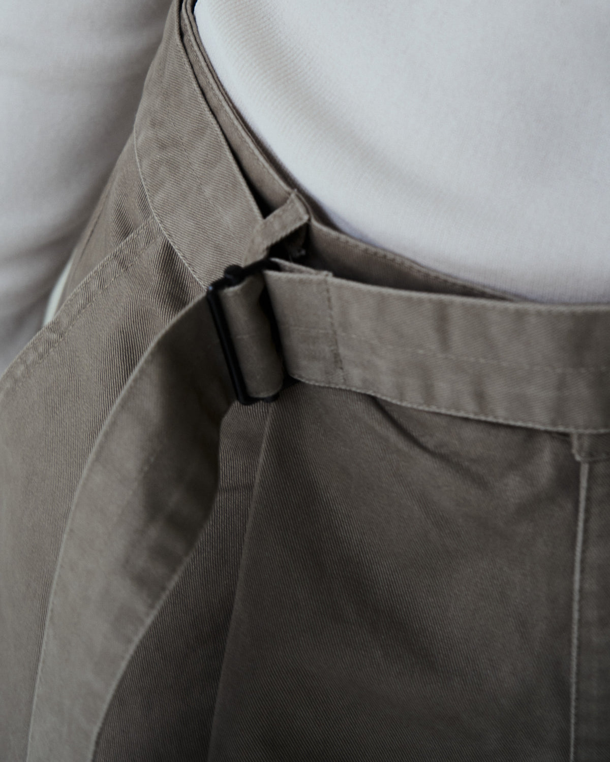 Belted Pleat Trousers