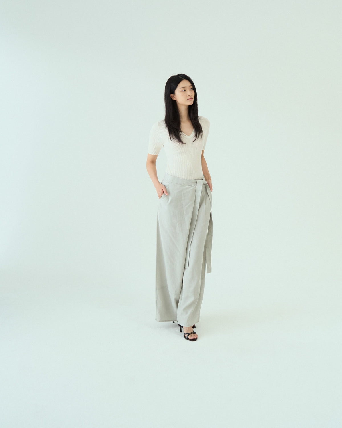 Sash Wrap Trousers