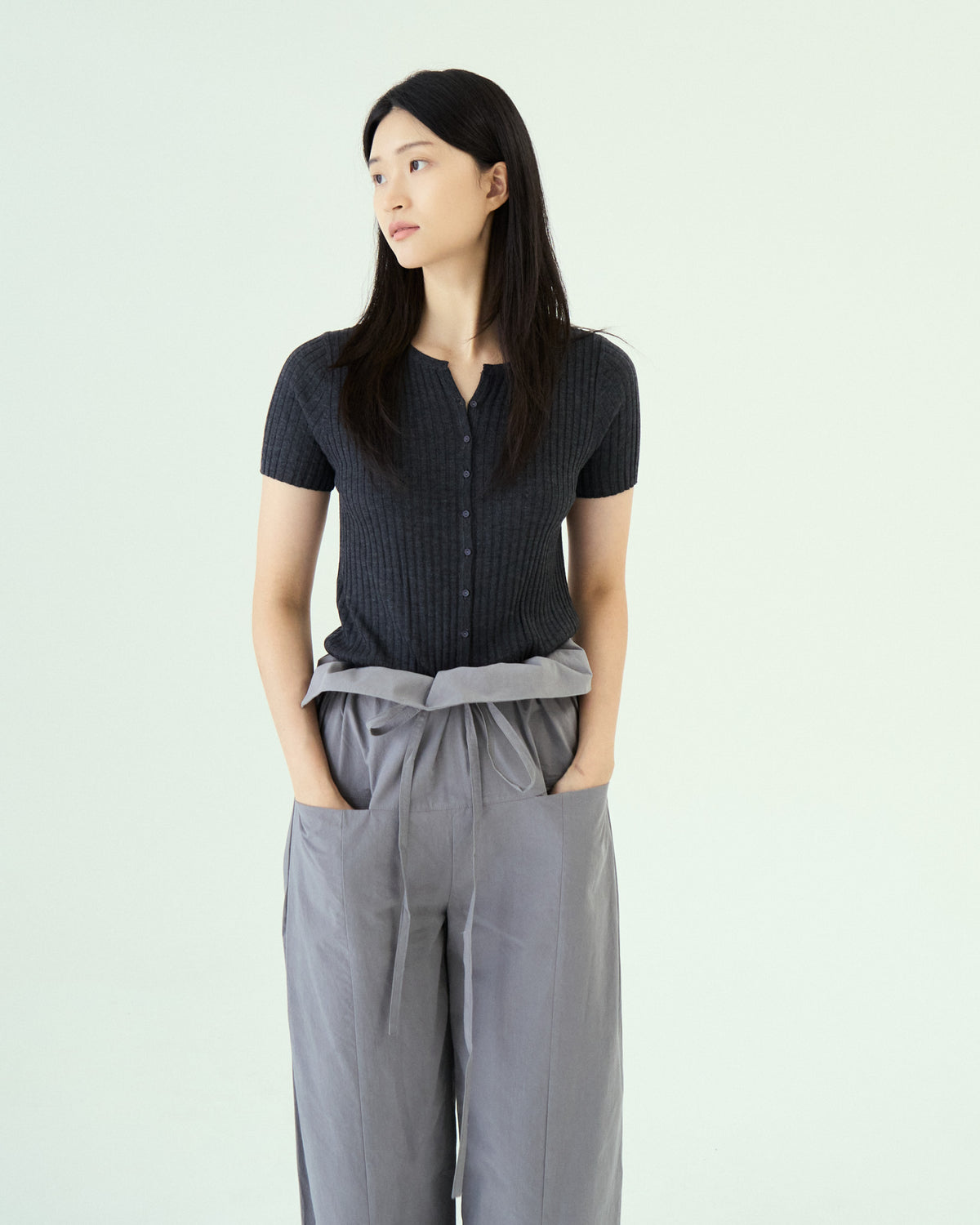 Rill Button Top