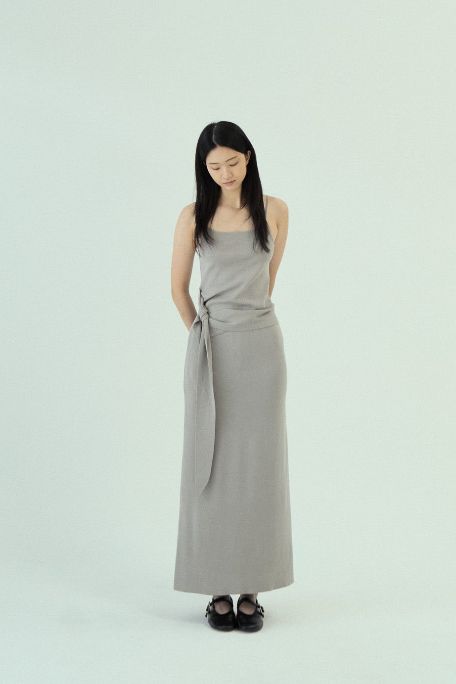 Column Knit Skirt