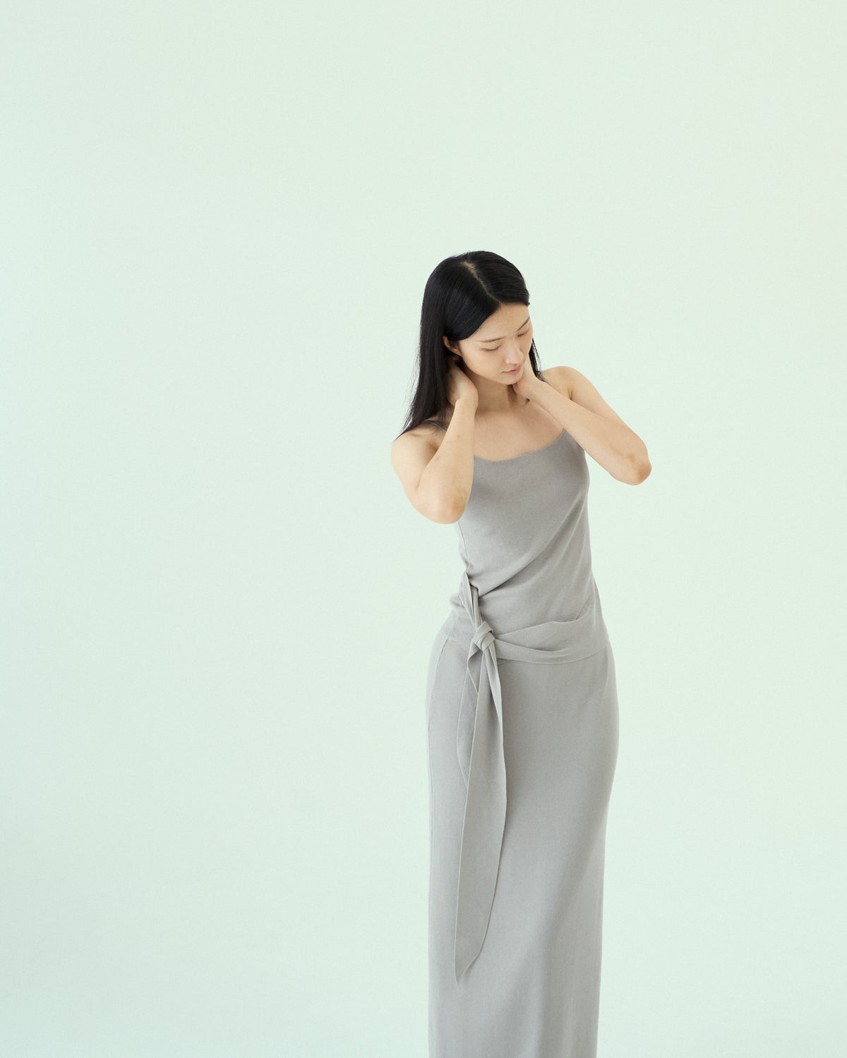 Column Knit Skirt