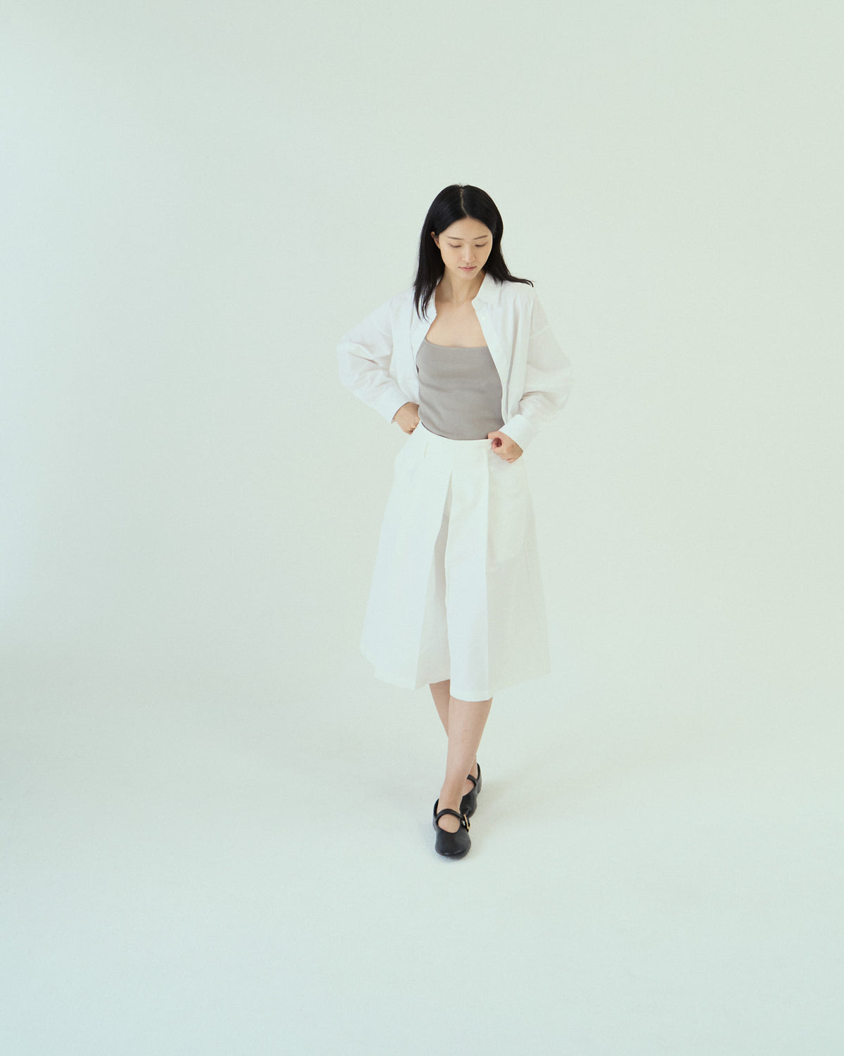 Cropped Box Shirt
