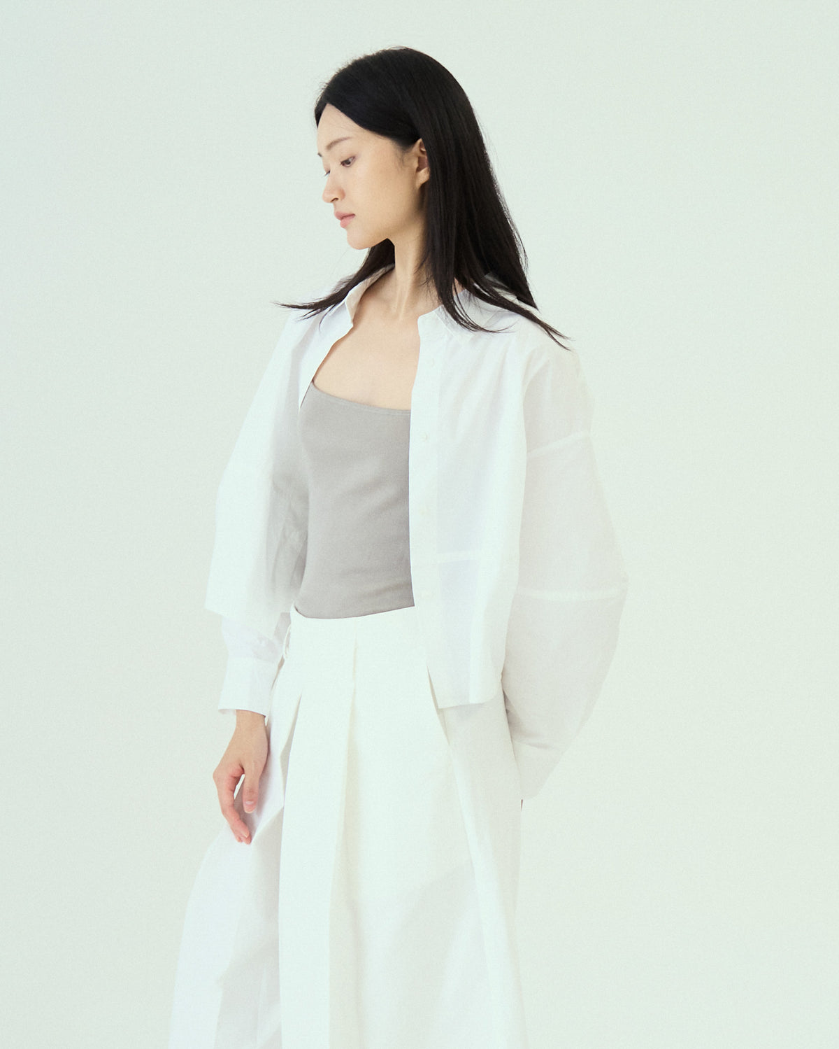 Cropped Box Shirt