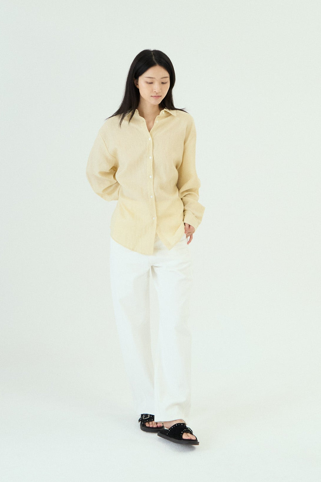 Relaxed Linen Blend Shirt