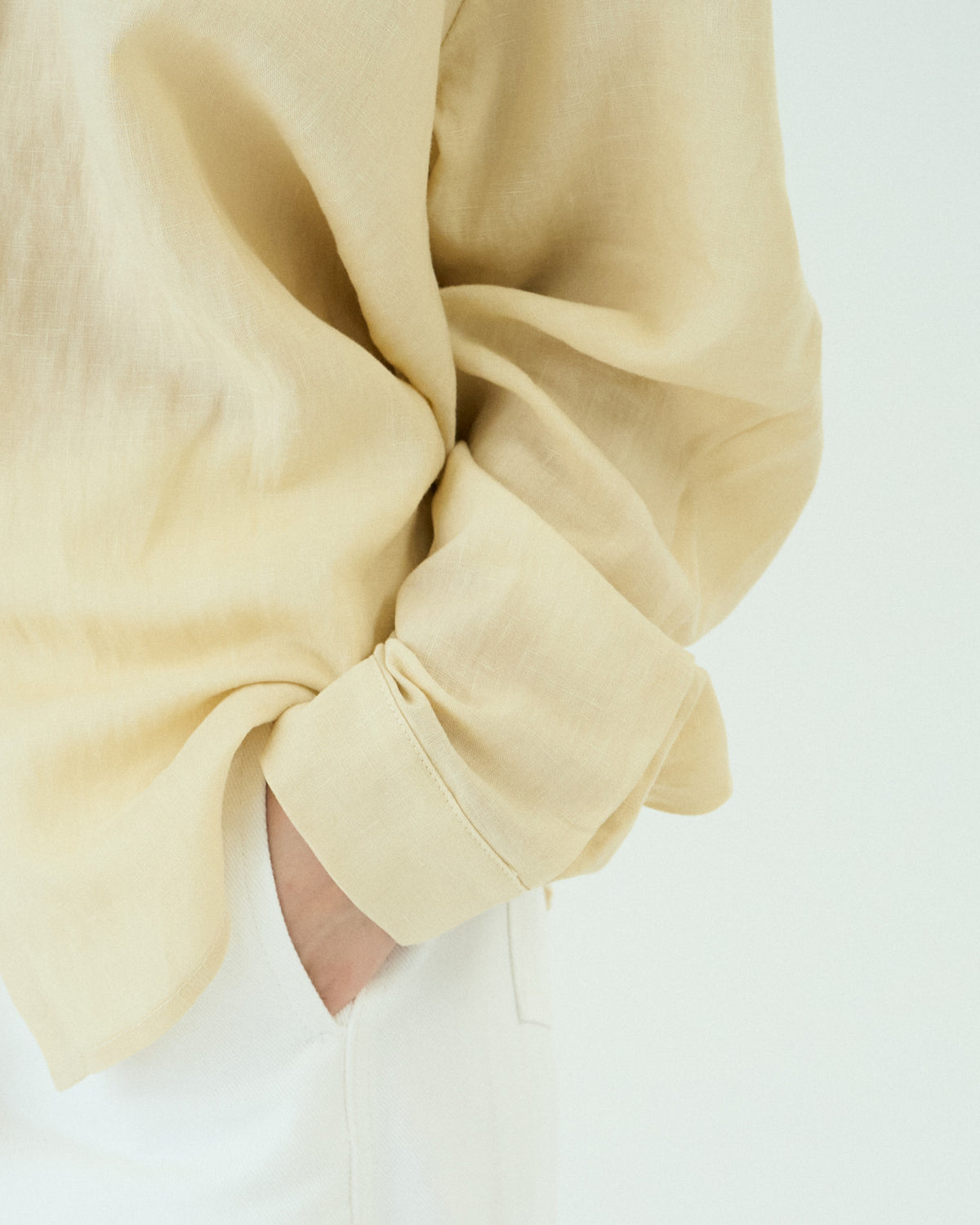 Relaxed Linen Blend Shirt