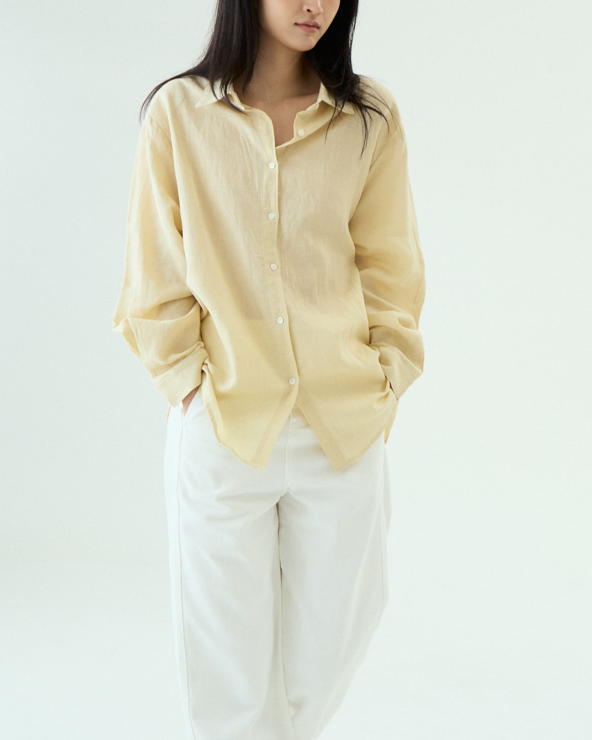 Relaxed Linen Blend Shirt