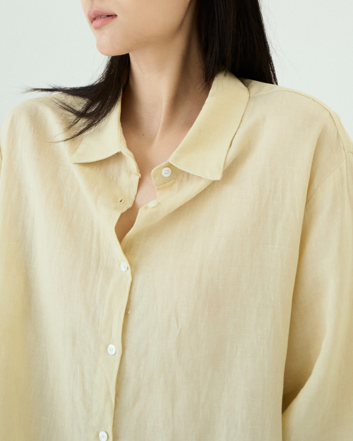 Relaxed Linen Blend Shirt