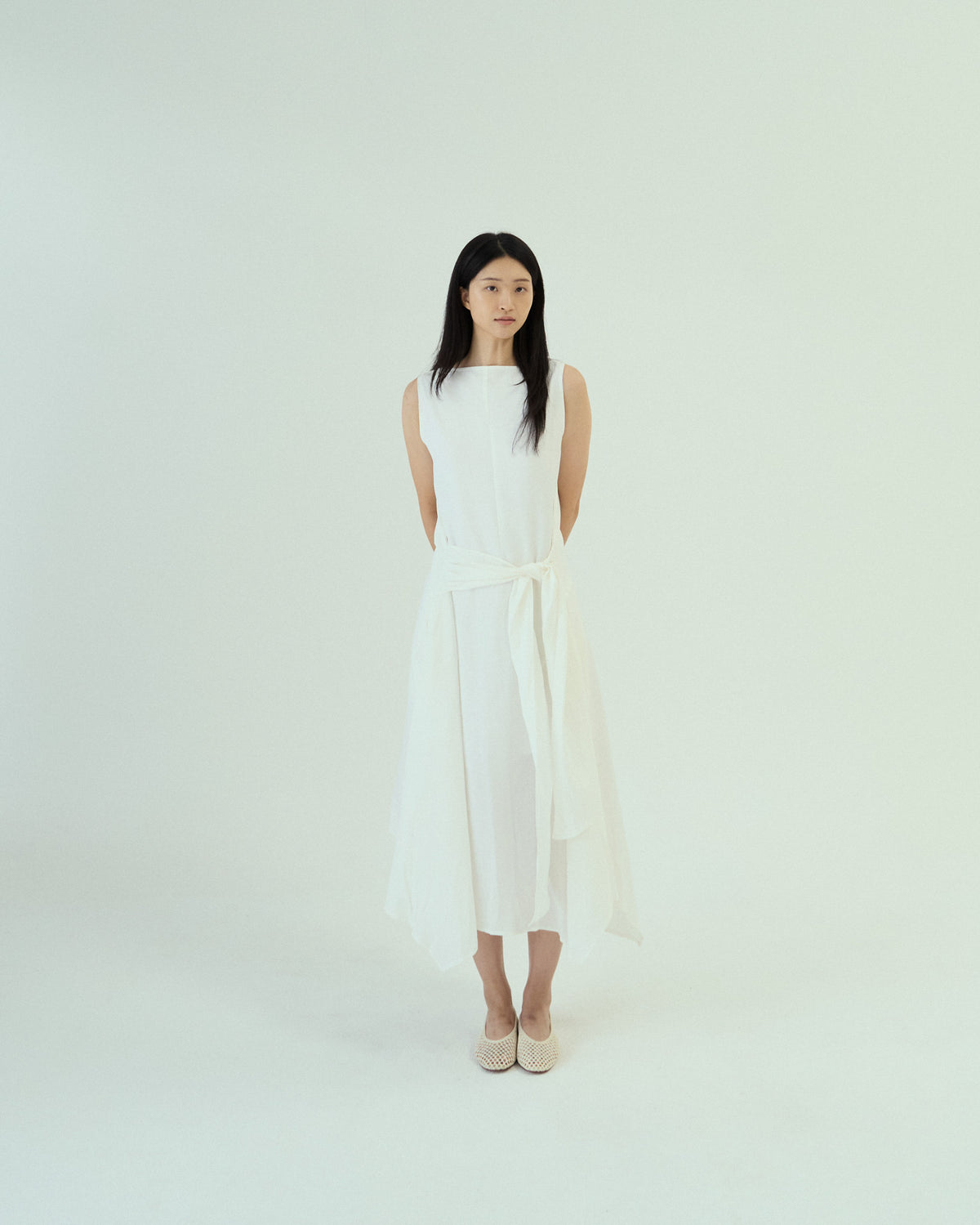 Drape Sash Dress