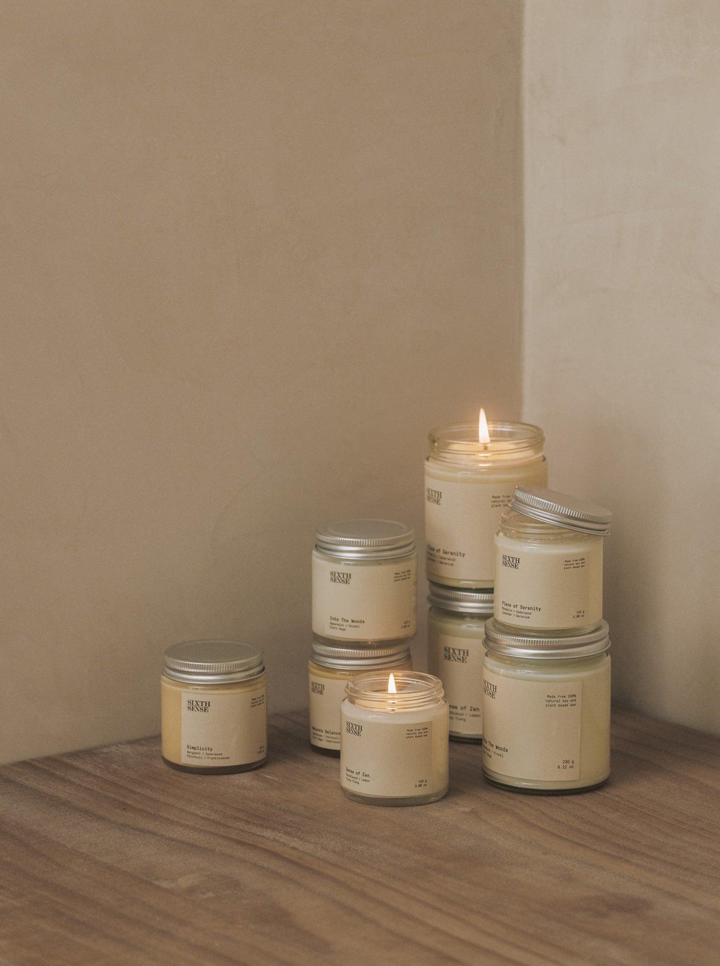 Simplicity Aromatic Soy Wax Candle