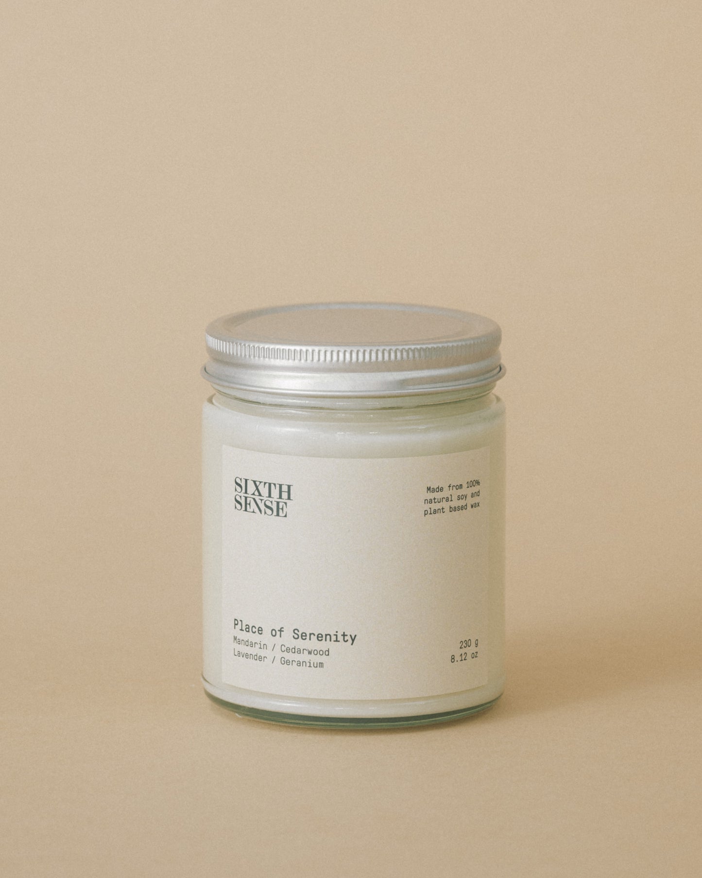 Place of Serenity Aromatic Soy Wax Candle