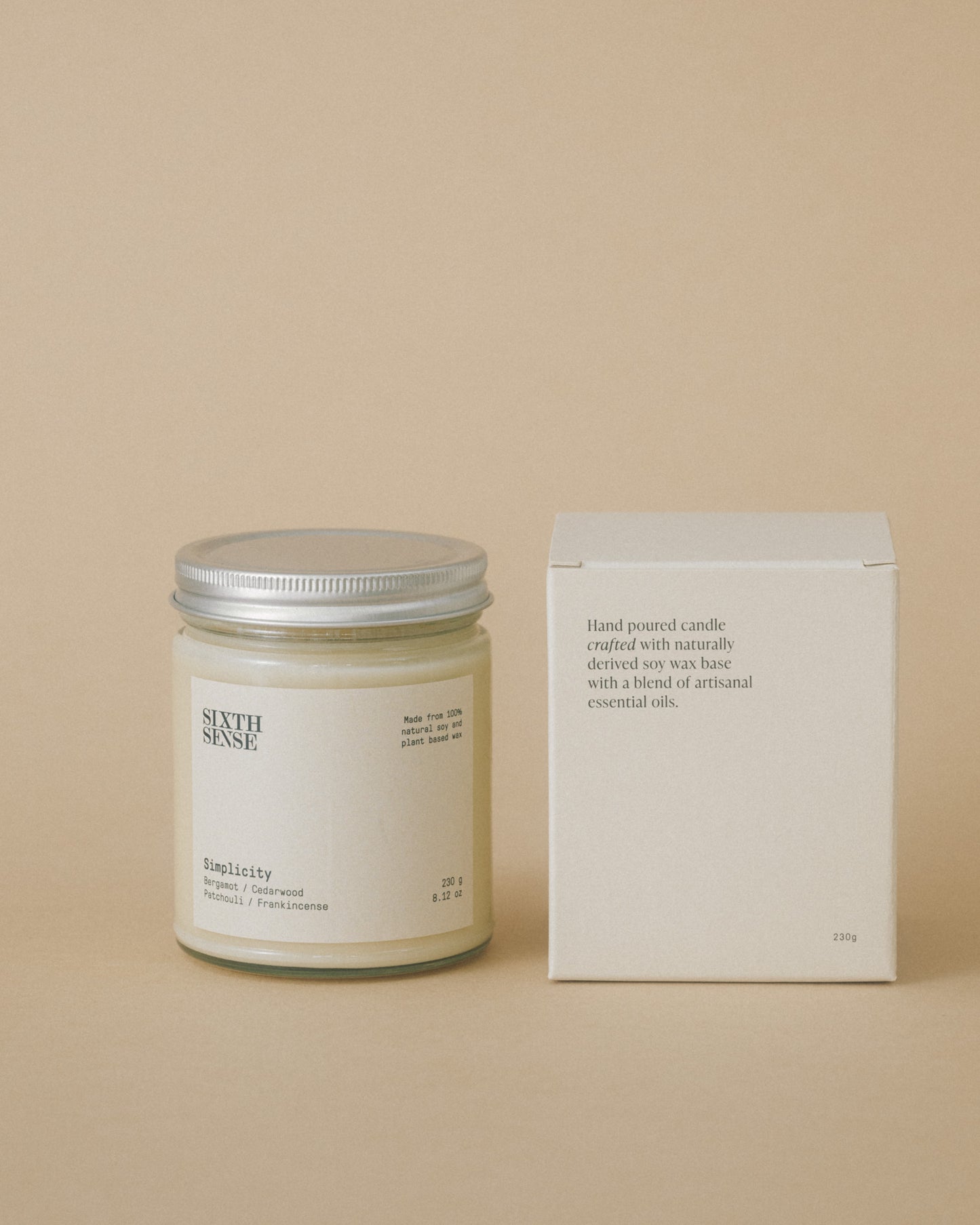 Simplicity Aromatic Soy Wax Candle