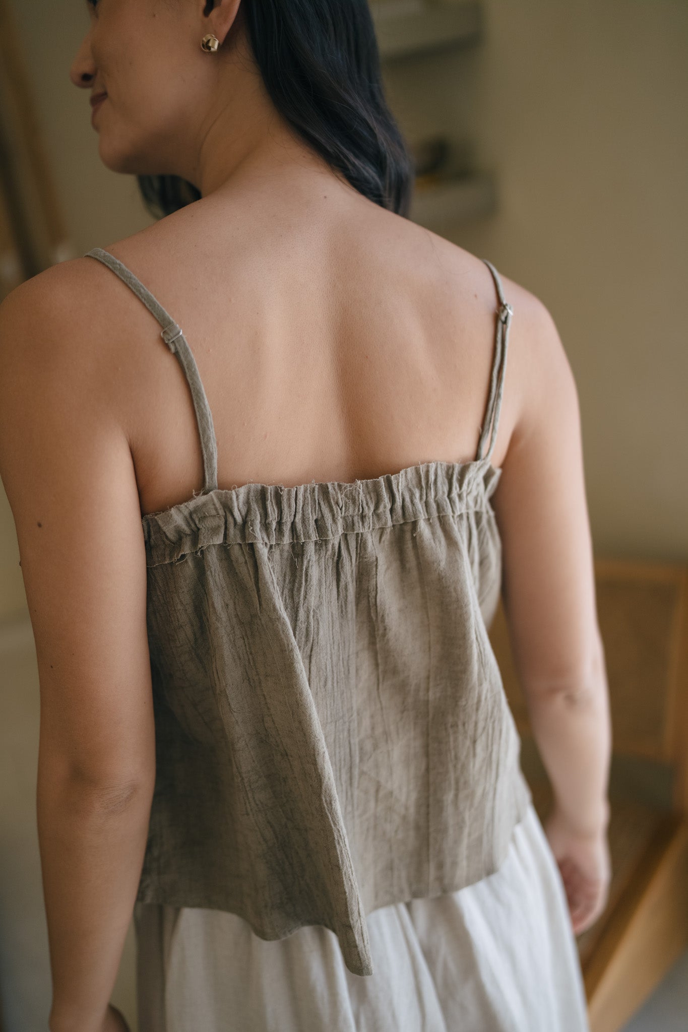 Linen Texture Camisole Top