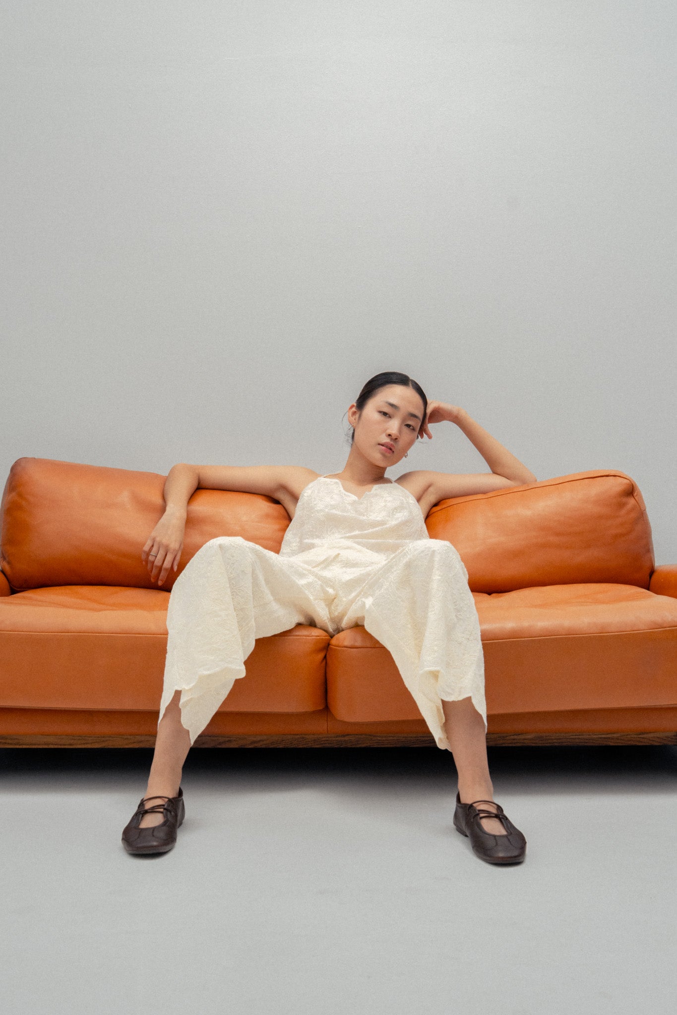 Embroidery Cotton Trousers