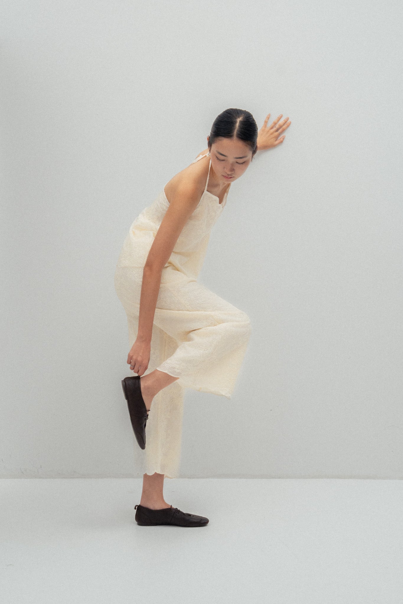 Embroidery Cotton Trousers
