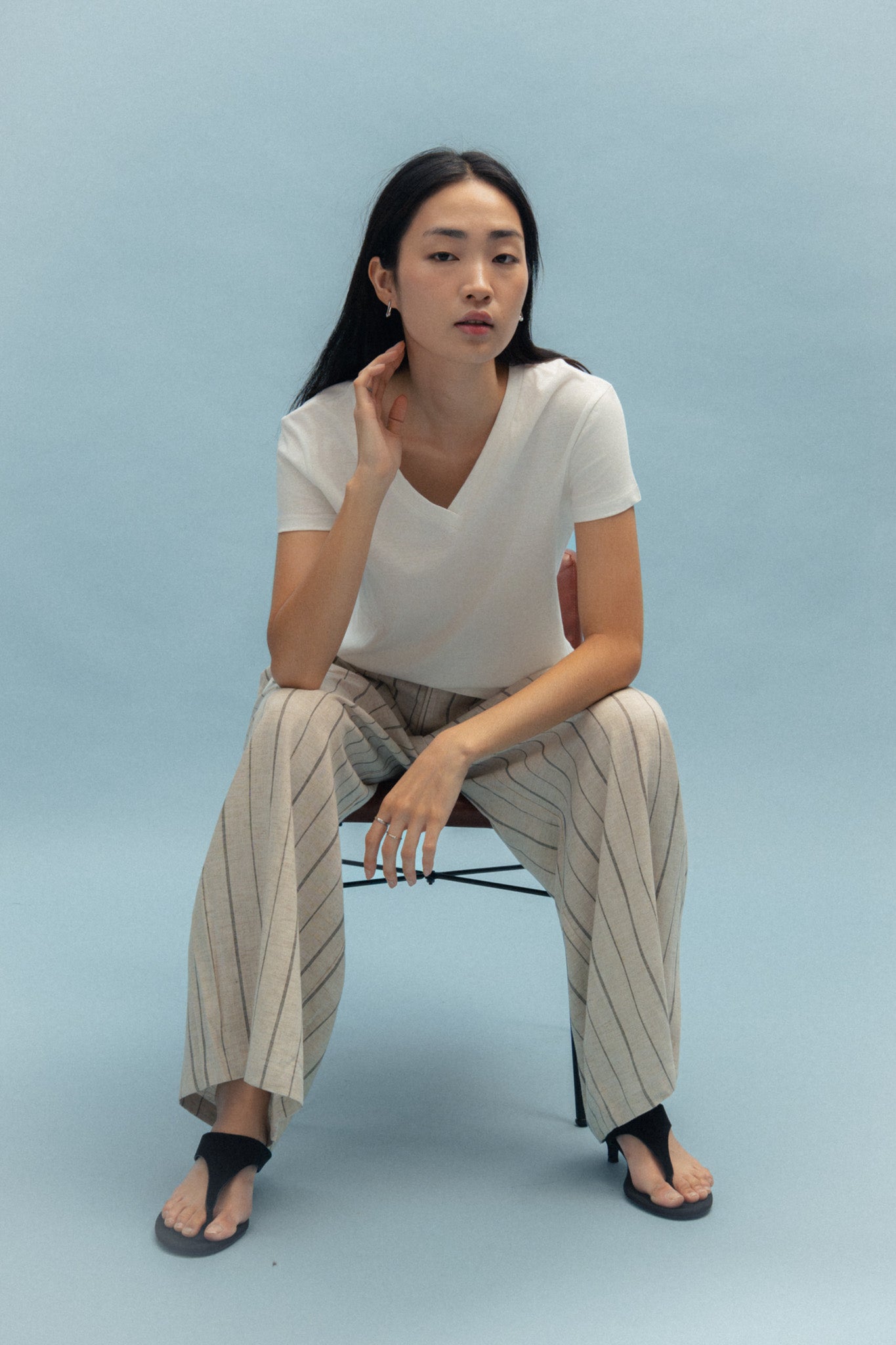 V Neck Soft Tee