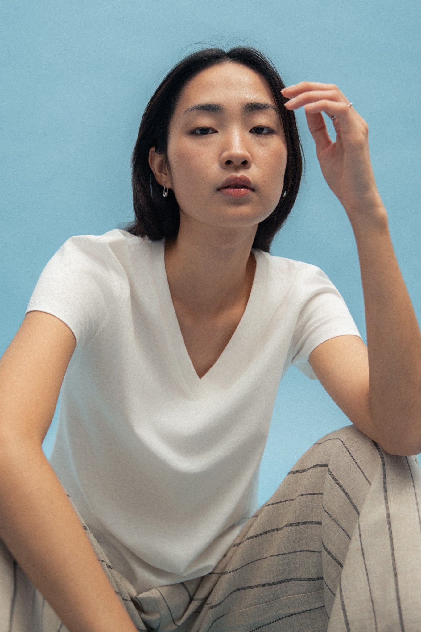 V Neck Soft Tee