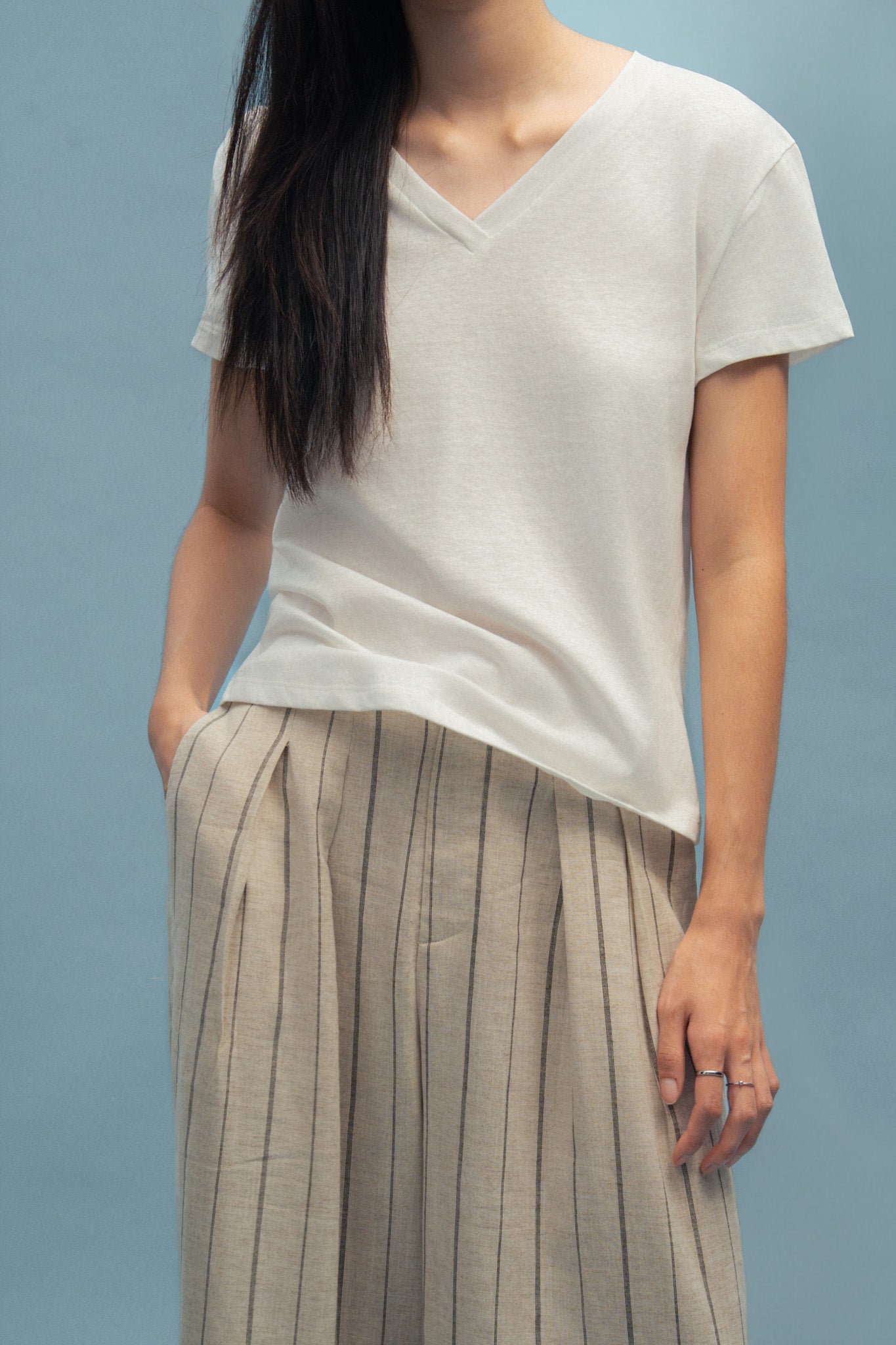V Neck Soft Tee