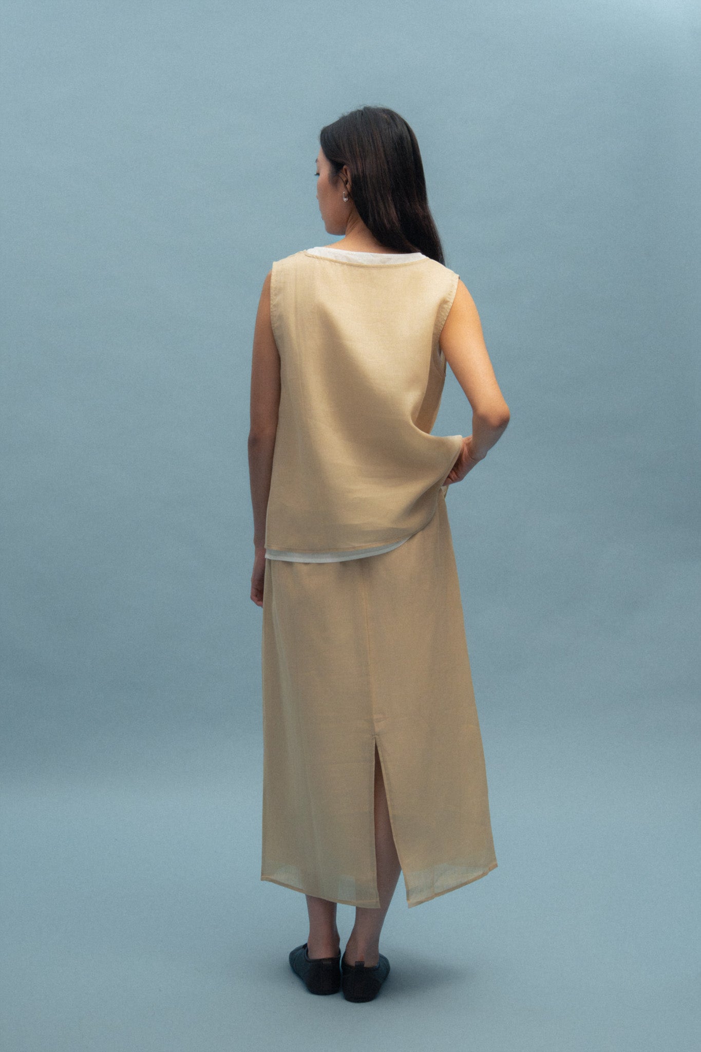 Contrast Layer Skirt