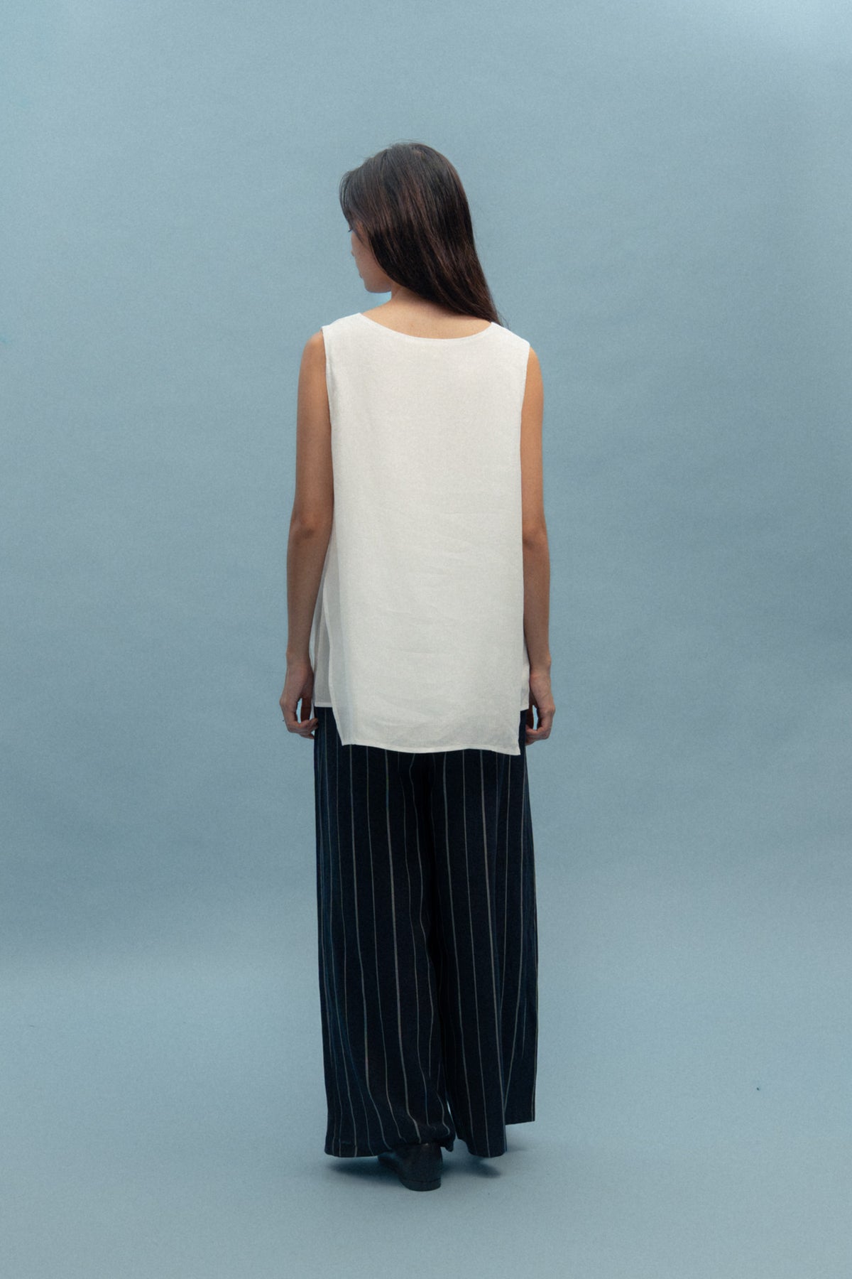 Stripe Flare Trousers
