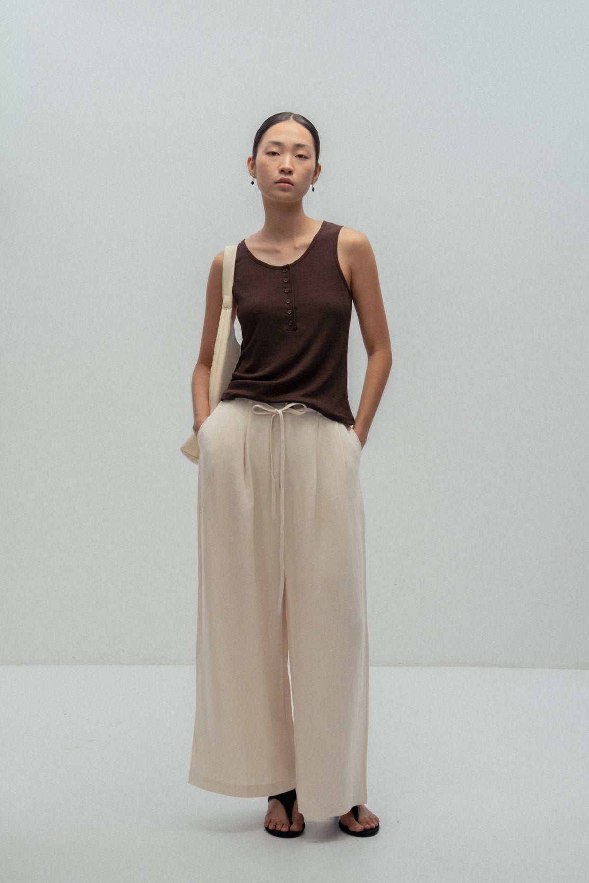 Button Tank Top